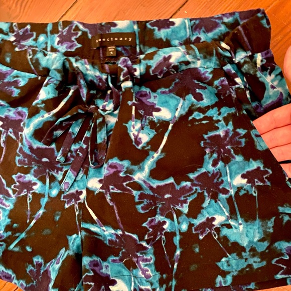 Sanctuary Palm Tie-Dye Drawstring Shorts - Picture 3 of 4